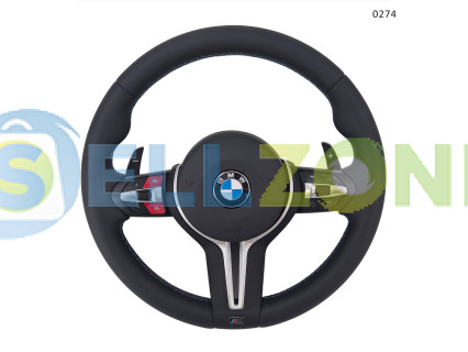 Ρύθμιση τιμονιού BMW 5 E60 E61 2006–2010 – Στυλ M με κόκκινα κουμπιά – 0274